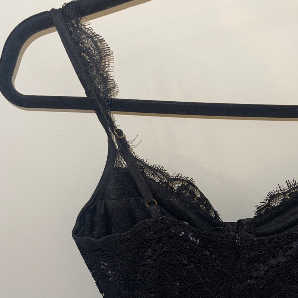 4 for $40 - PrettyLittleThing Black Lace Dress - Picture 7 of 14